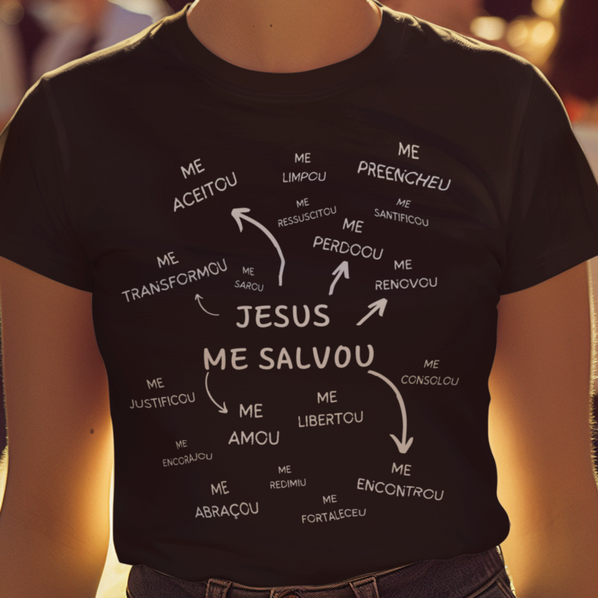 Nome do produto: JESUS ME SALVOU 