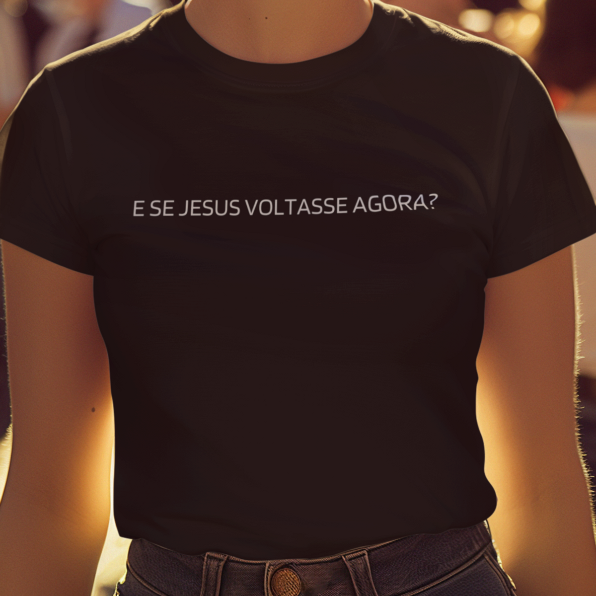 Nome do produto: Baby Long Classic- E SE JESUS VOLTASSE BLACK