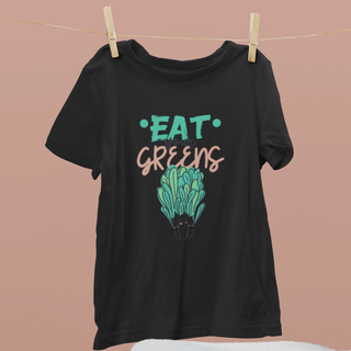 CAMISETA  “EAT YOUR GREENS “ - VEGANSTYLE
