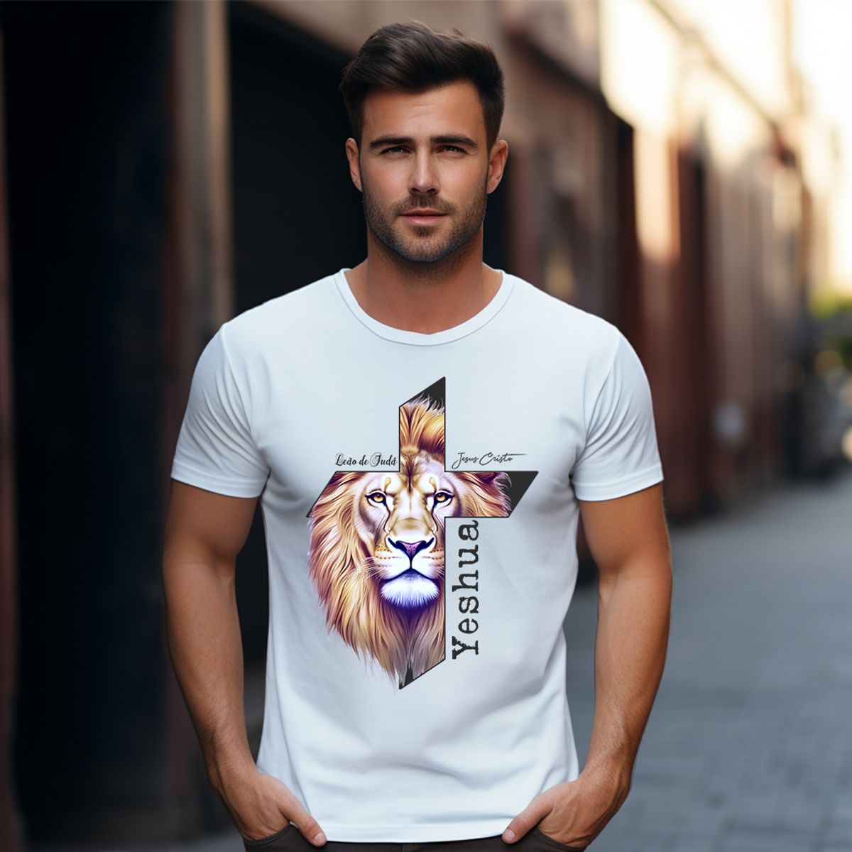 Nome do produto: Camiseta Masculina  -  Yeshua ll - Moda Cristã