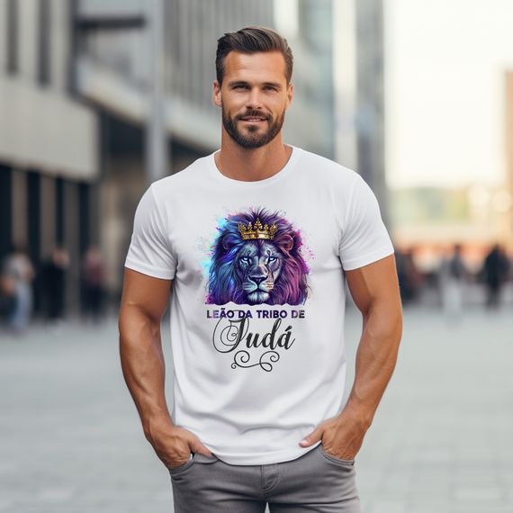 Camiseta Masculina  - Tribo de Judá - Moda Cristã