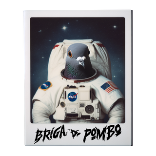 Nome do produtoCamiseta Pombo Astronauta - Estampa nas Costas