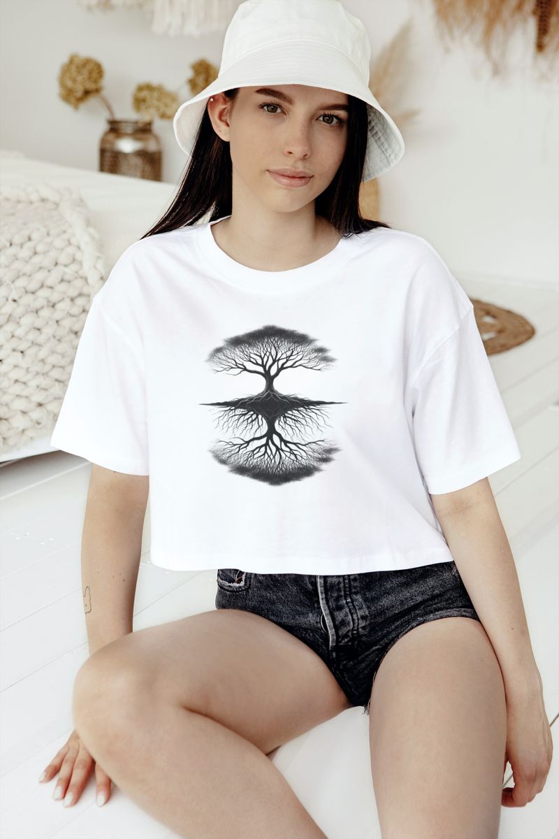 Nome do produto: Camisa Reflexo Árvore