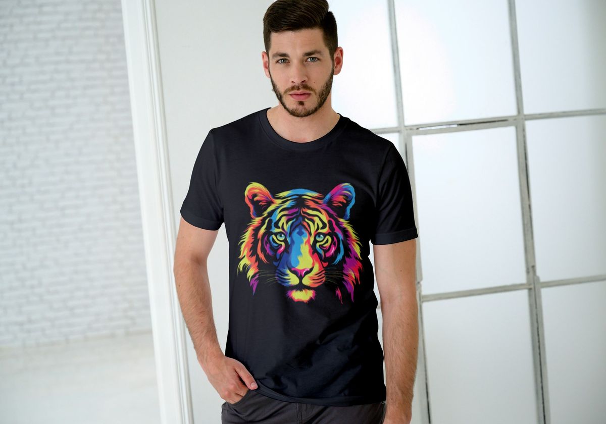 Nome do produto: Camisa Animal Rainbow