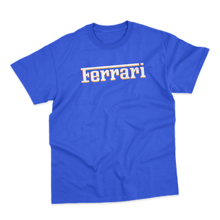 Camiseta Unissex Ferrari - Azul