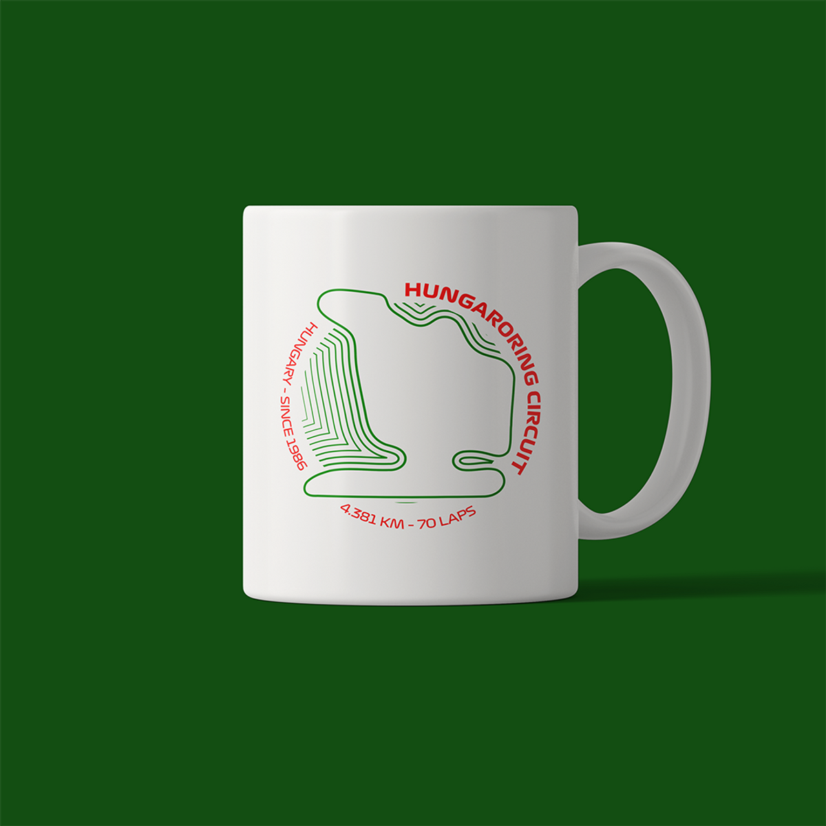 Nome do produto: Caneca Hungaroring Circuit