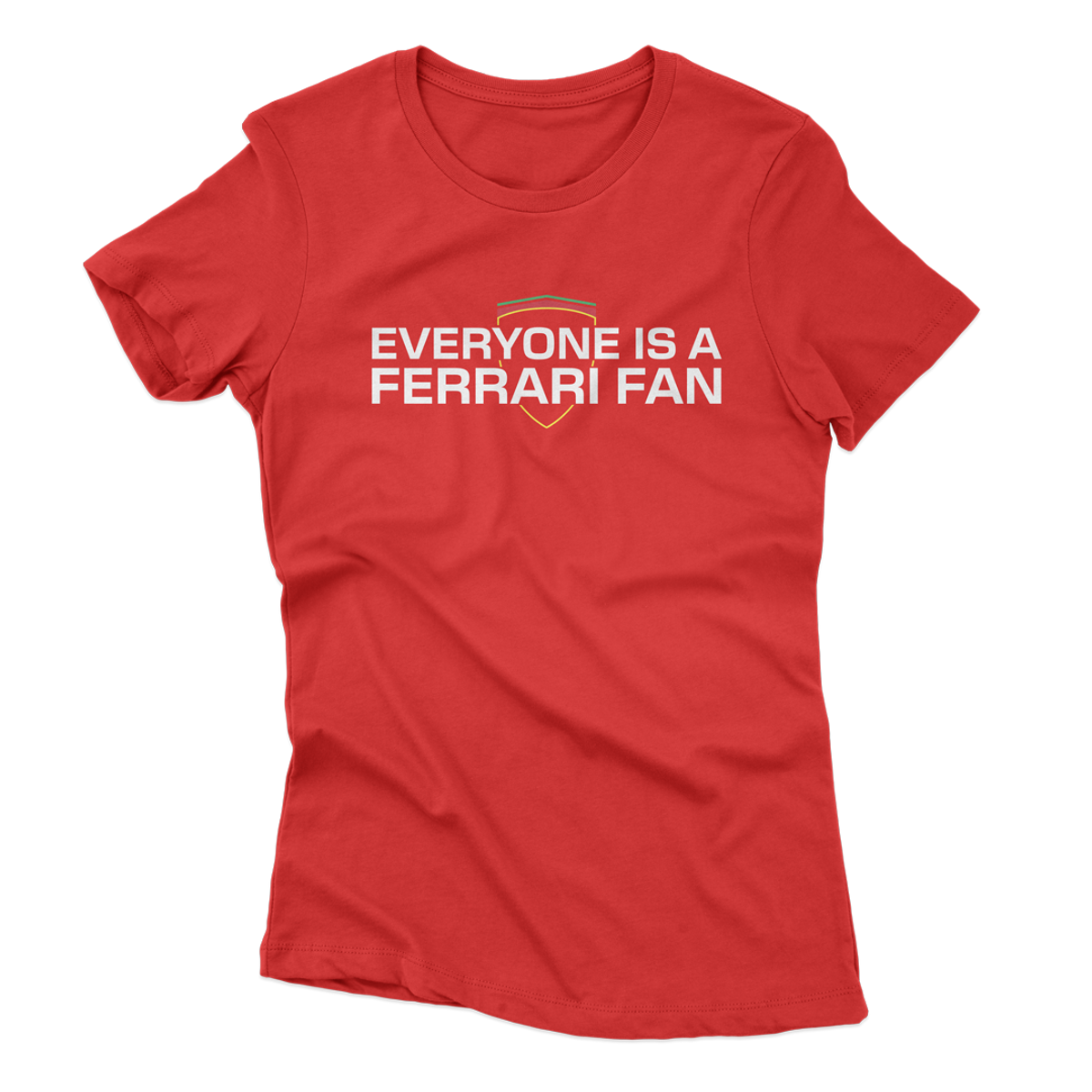 Nome do produto: Camiseta Feminina Ferrari Fan