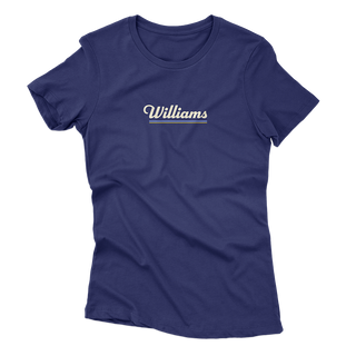 Nome do produtoCamiseta Pima Feminina Williams Retrô