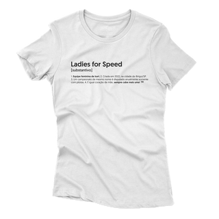 Camiseta Feminina Ladies Dicionário - Branca