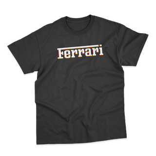 Camiseta Unissex Ferrari - Preta