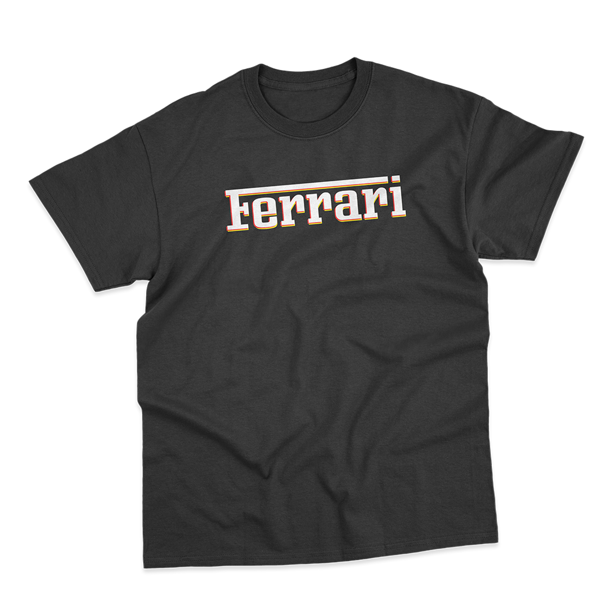 Nome do produto: Camiseta Unissex Ferrari - Preta