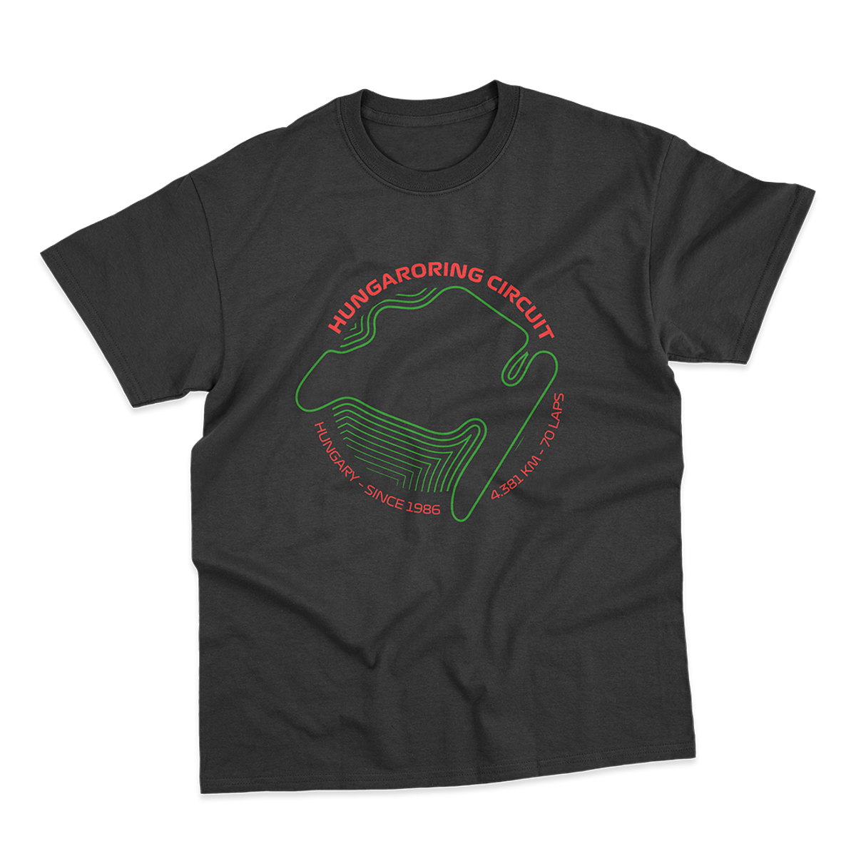 Nome do produto: Camiseta Unissex Hungaroring Circuit