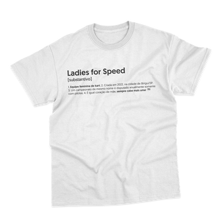 Camiseta Unissex Ladies Dicionário - Branca
