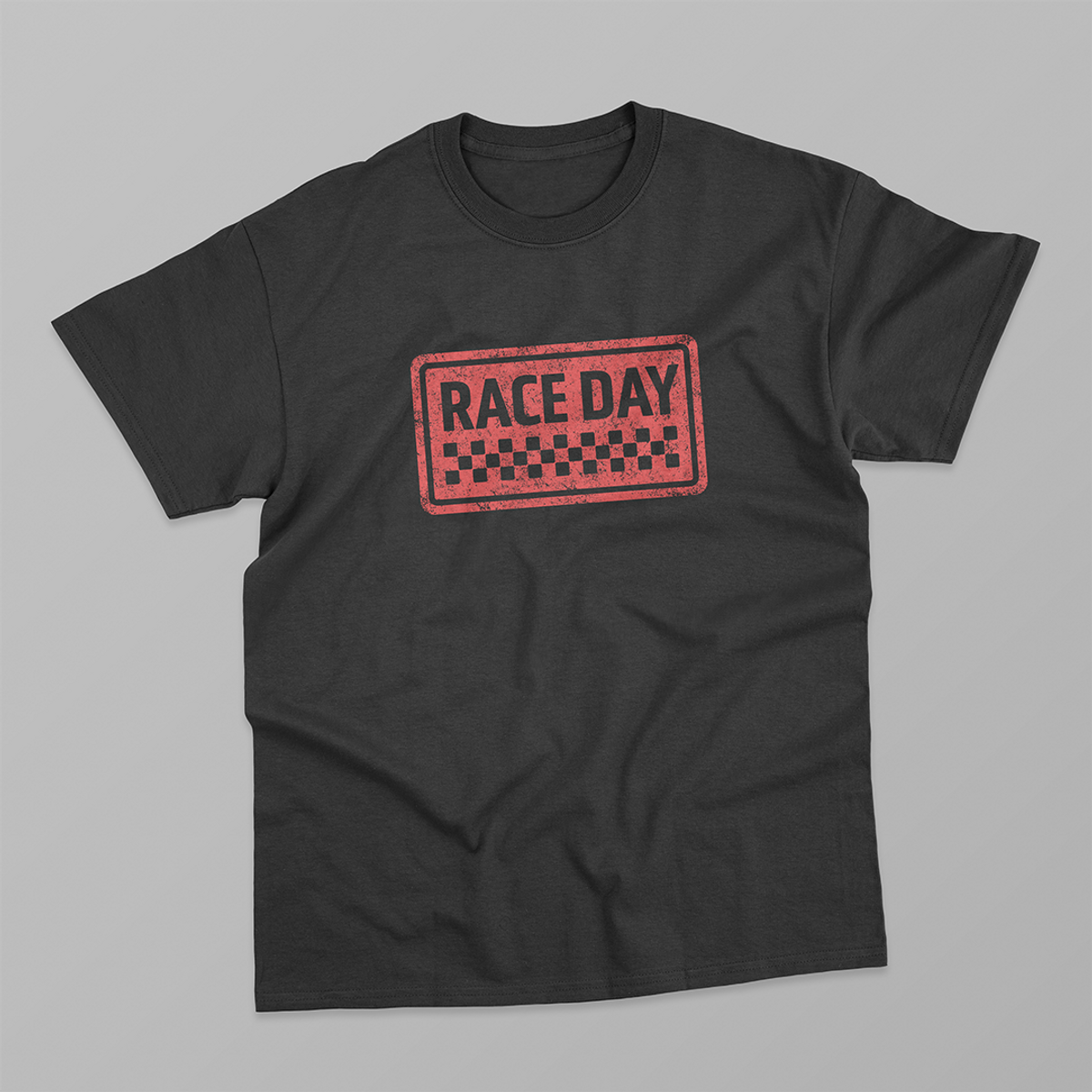 Nome do produto: Camiseta Pima Unissex Race Day Retrô - Preta