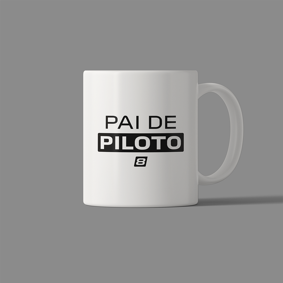 Nome do produto: Caneca Pai de Piloto