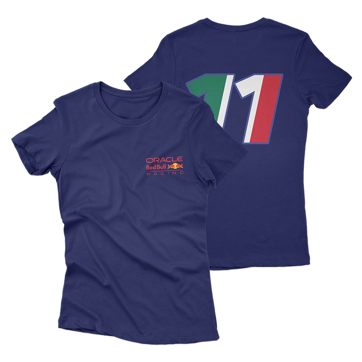 Nome do produto: Camiseta Feminina Red Bull Sergio Perez