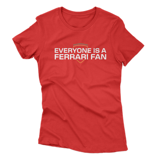 Camiseta Feminina Ferrari Fan