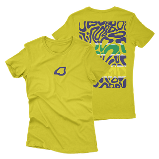 Camiseta Feminina Lando Norris Especial Mônaco 2024 - Amarela