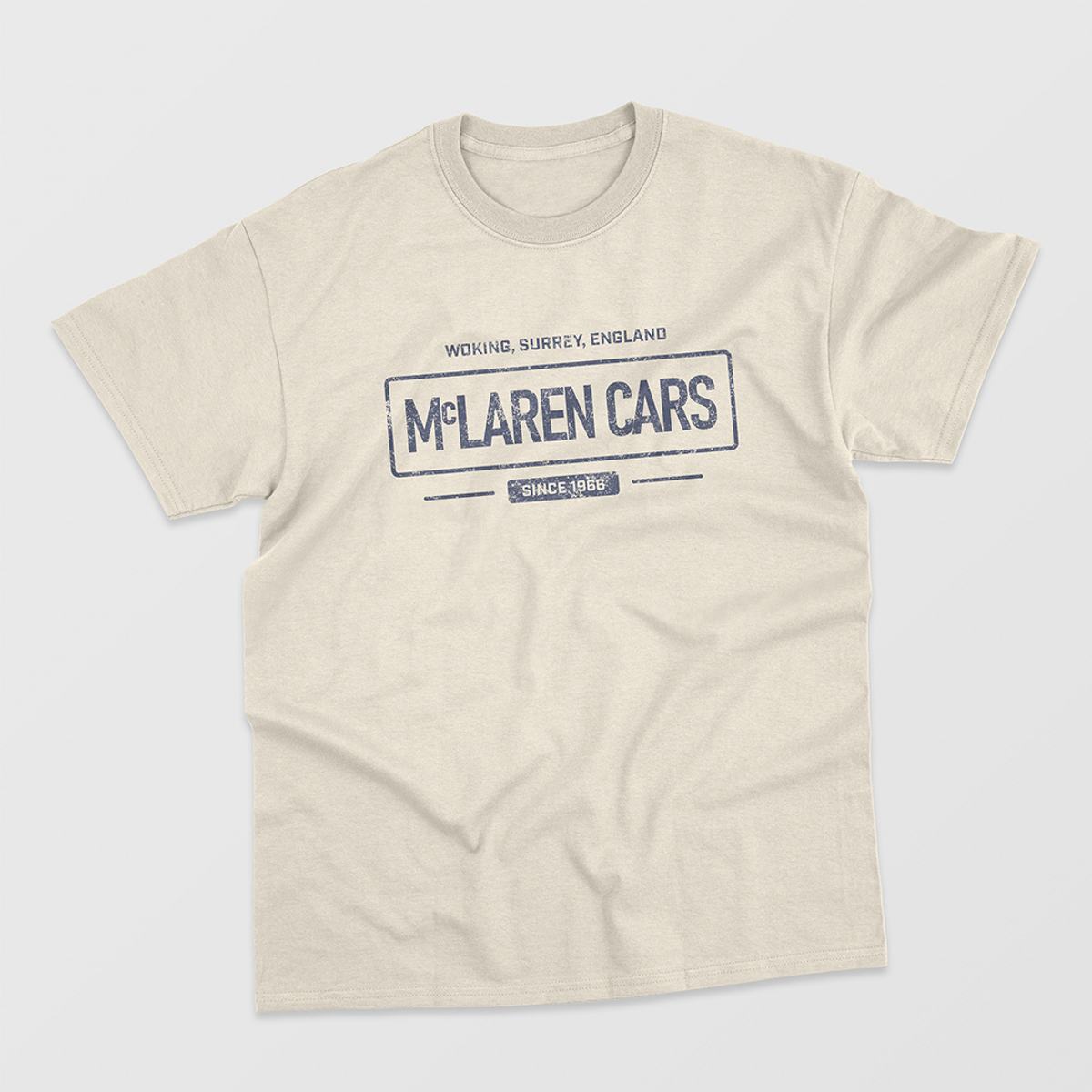 Nome do produto: Camiseta Pima Unissex McLaren Retrô