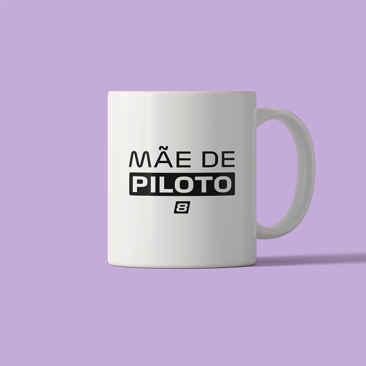 Nome do produto: Caneca Mãe de Piloto