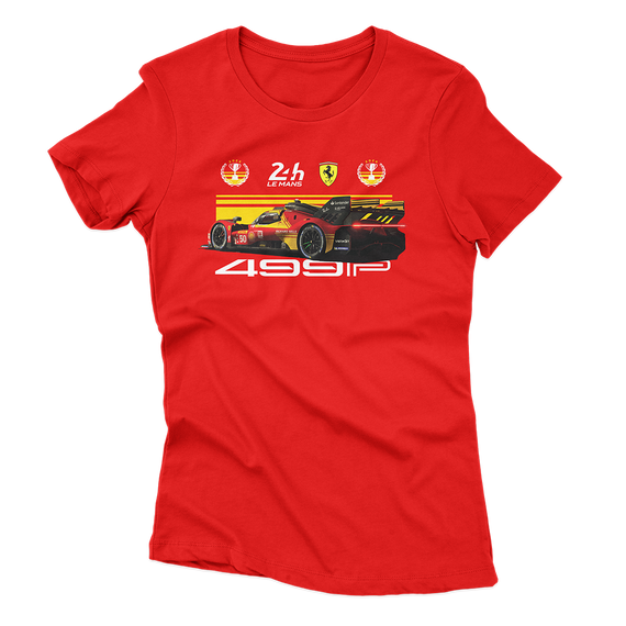 Camiseta Feminina Ferrari Le Mans