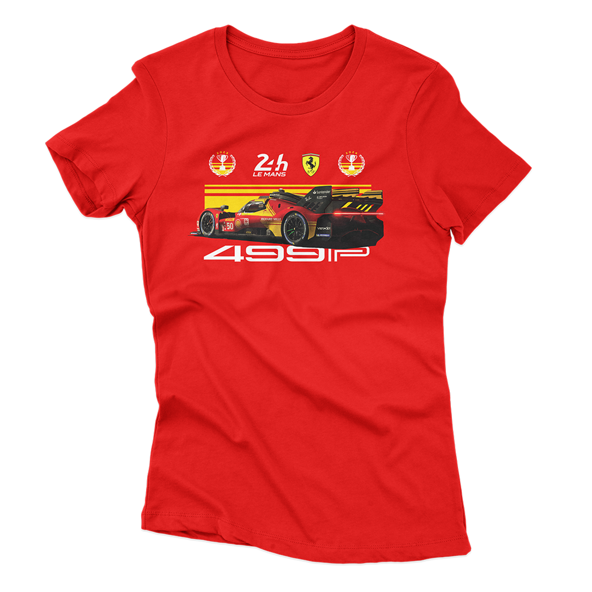 Nome do produto: Camiseta Feminina Ferrari Le Mans