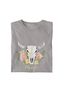 Nome do produtoCamiseta Caveira Bovina - Feminina