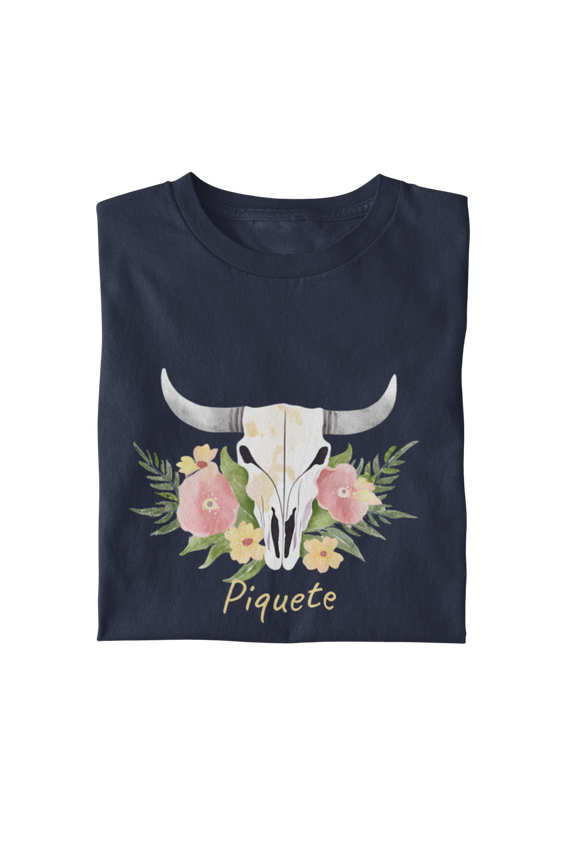 Camiseta Caveira Bovina - Feminina