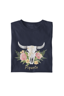 Camiseta Caveira Bovina - Feminina