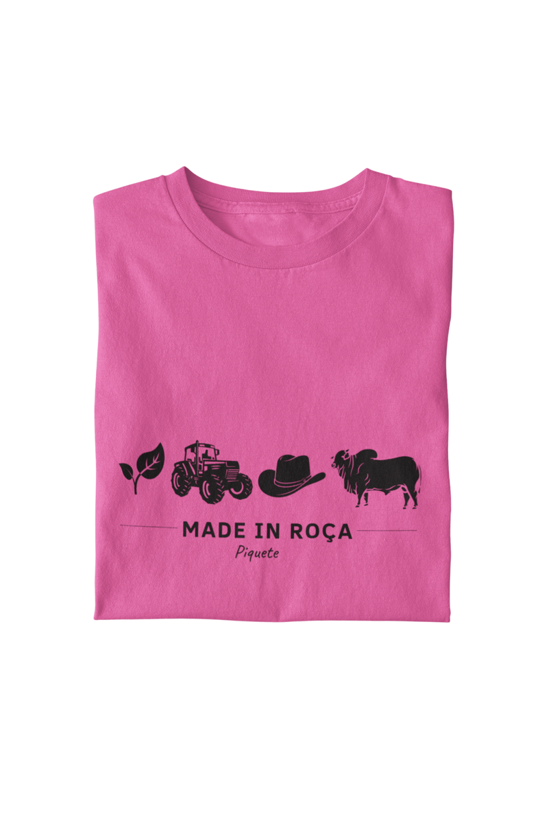 Nome do produto: Camiseta Made in Roça - Feminina