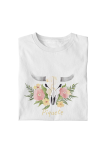 Nome do produtoCamiseta Caveira Bovina - Feminina