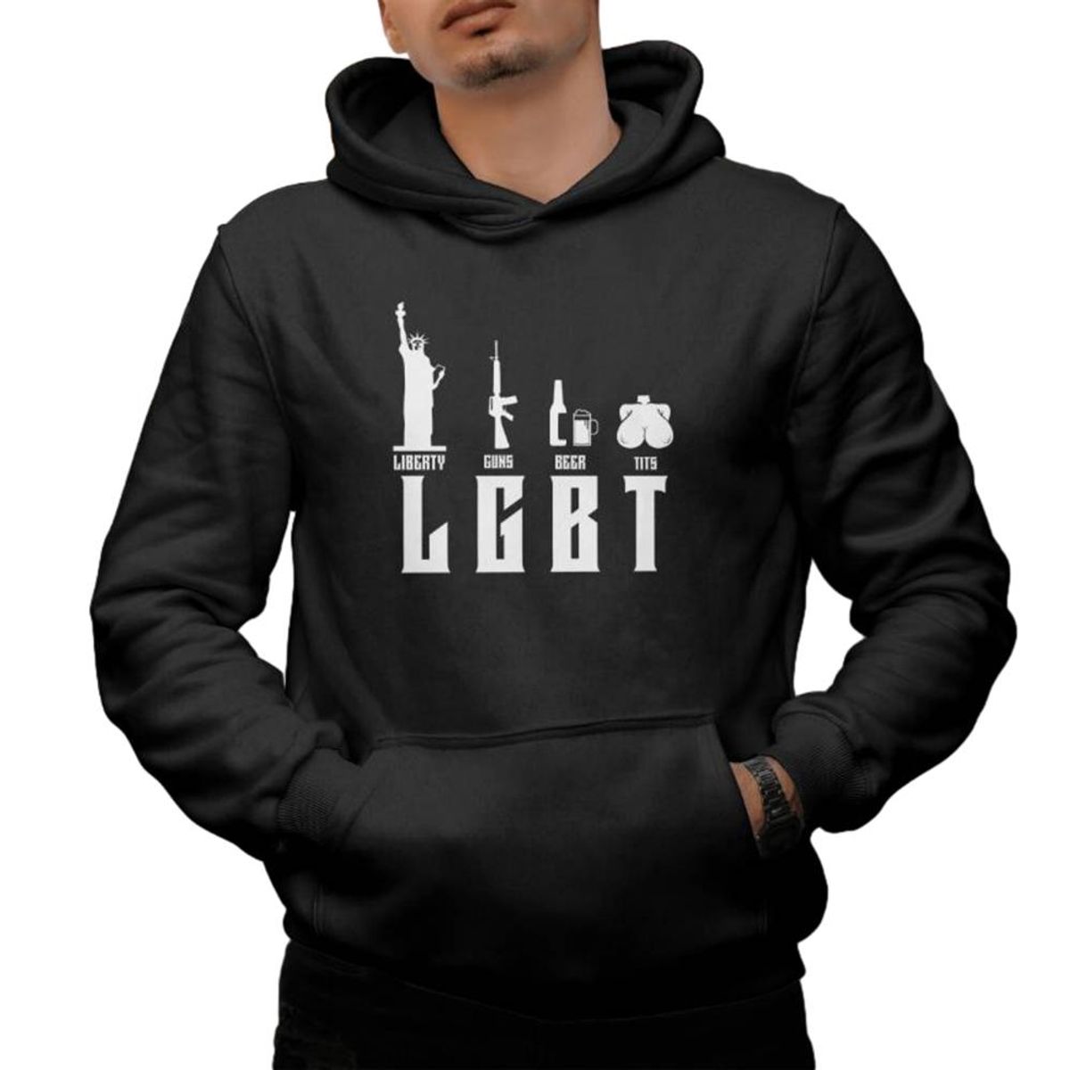 Nome do produto: Moletom canguru LGBT