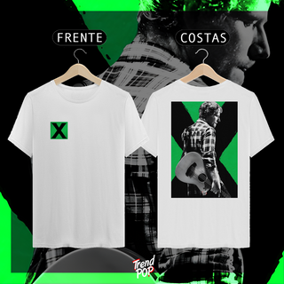 Camiseta Ed Sheeran Frente e Costas