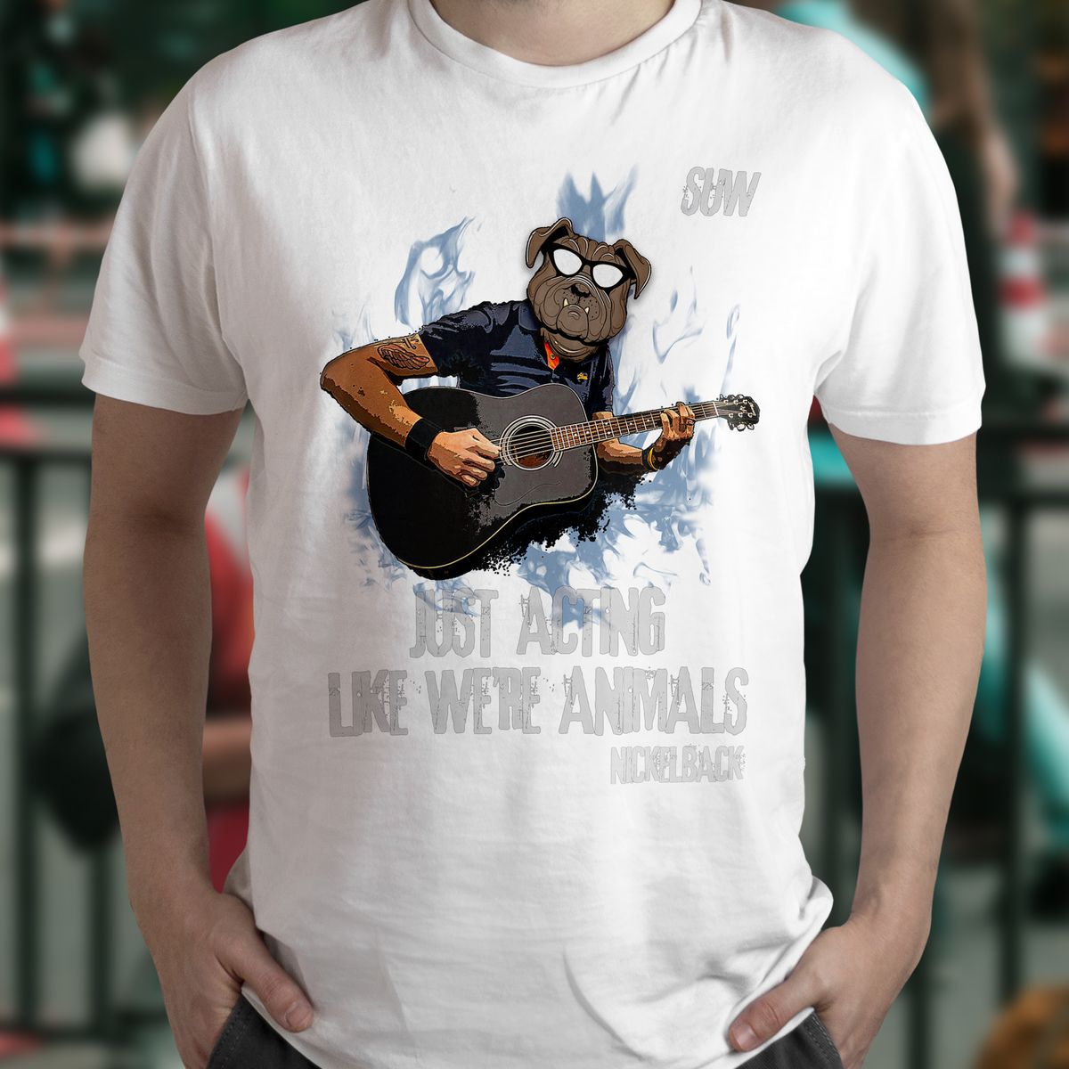 Nome do produto: T-Shirt Dog Nickelback