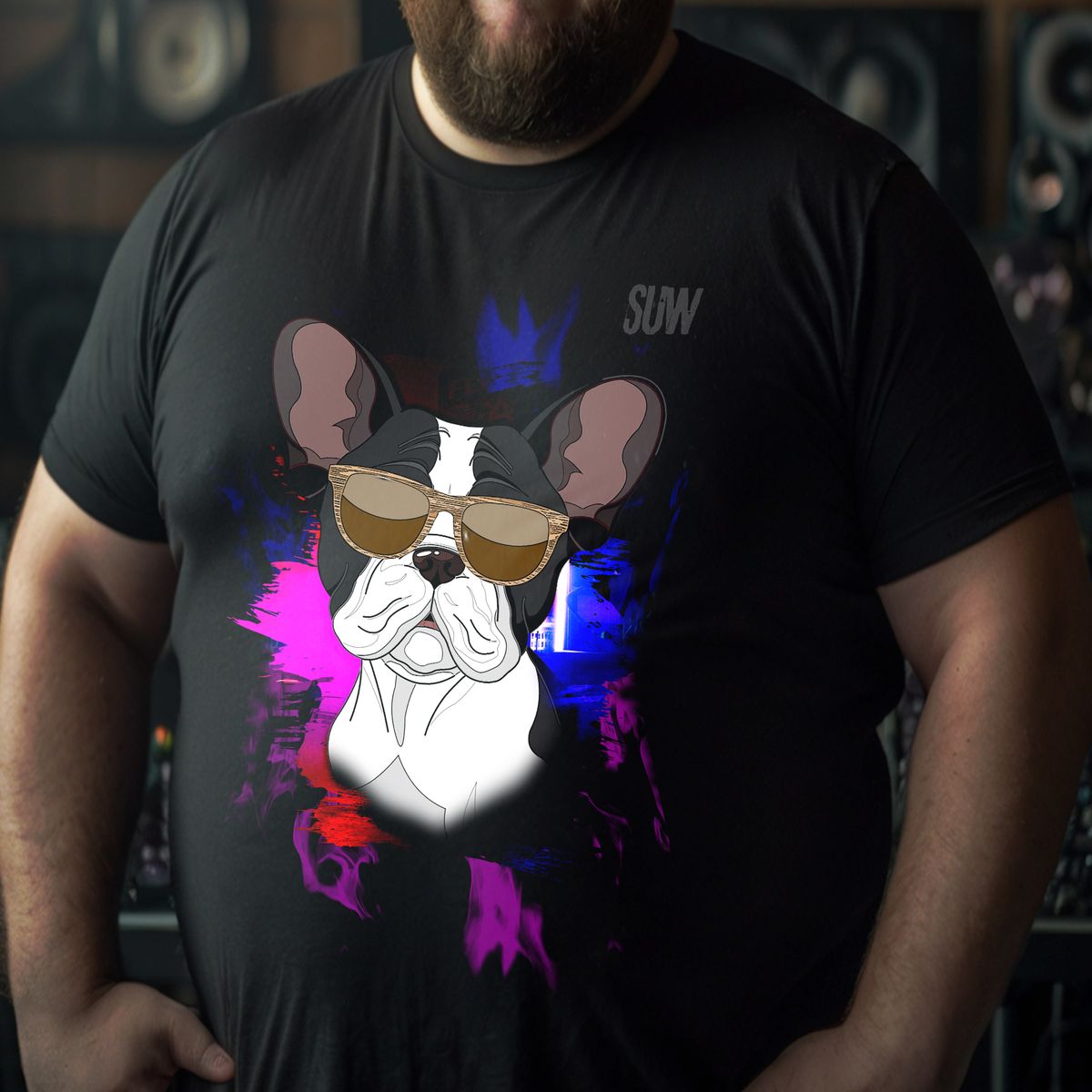 Nome do produto: Plus Size T-Shirt Rock Dog