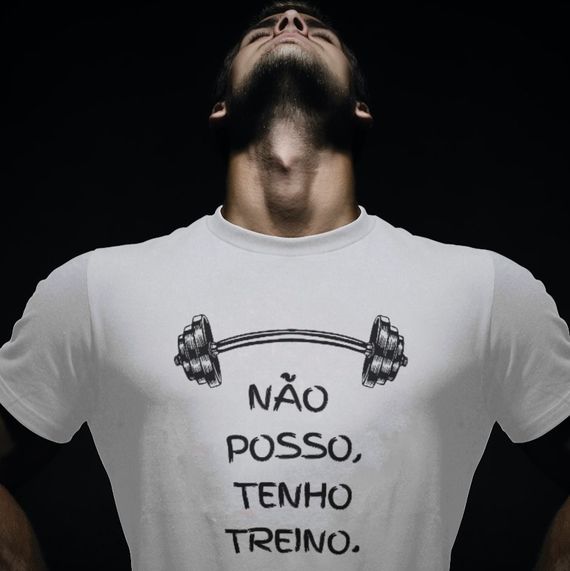 T-Shirt Prime - Não posso, tenho treino