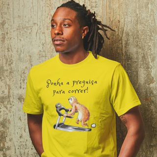 Nome do produtoT-Shirt Quality: Preguiça correndo