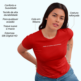 Nome do produtoCamiseta - Feito é melhor que perfeito