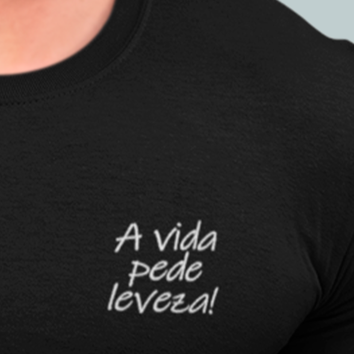 Nome do produto: Camiseta - A vida pede leveza!