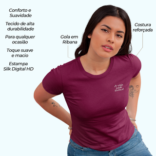 Nome do produtoCamiseta - A vida pede leveza!