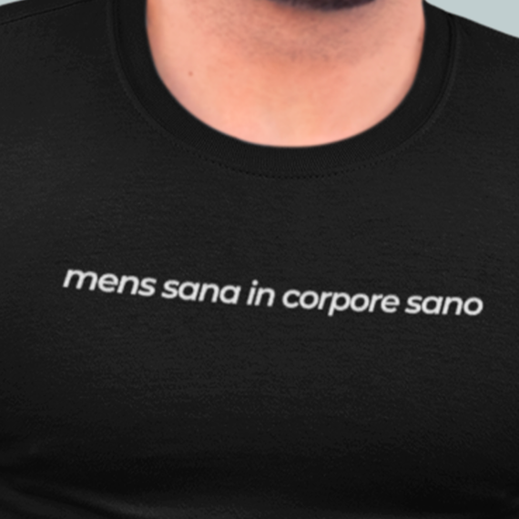 Camiseta - mens sana in corpore sano