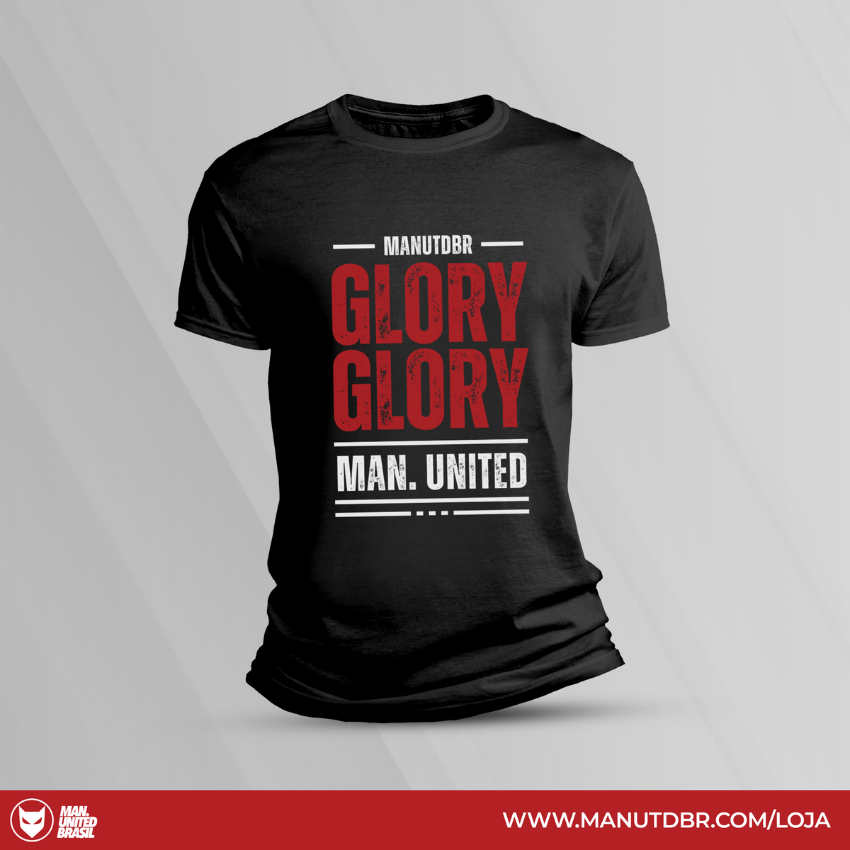 Nome do produto: Camisa Glory Glory Man. United Black #01