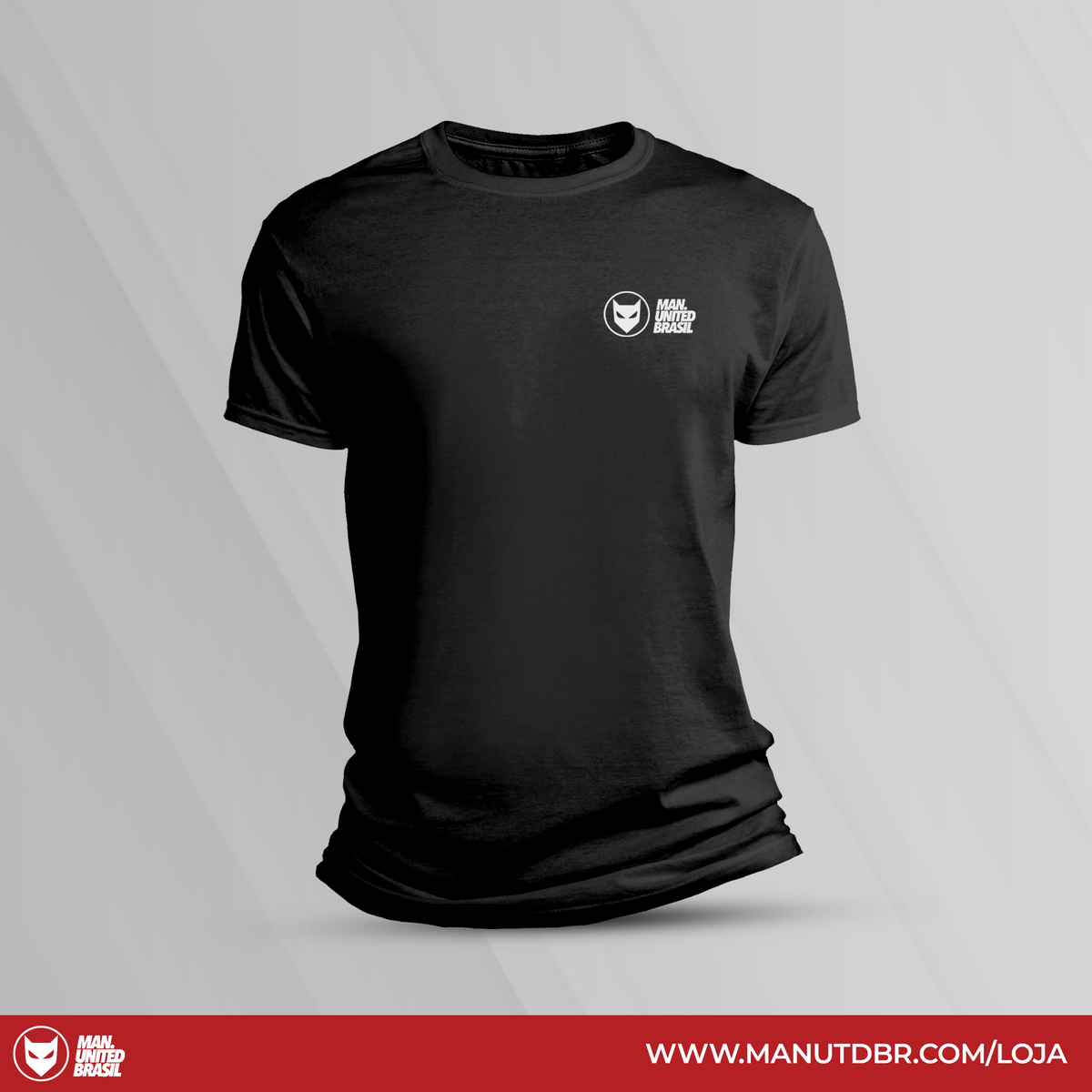 Nome do produto: Camisa ManUtdBR Logo Black #02