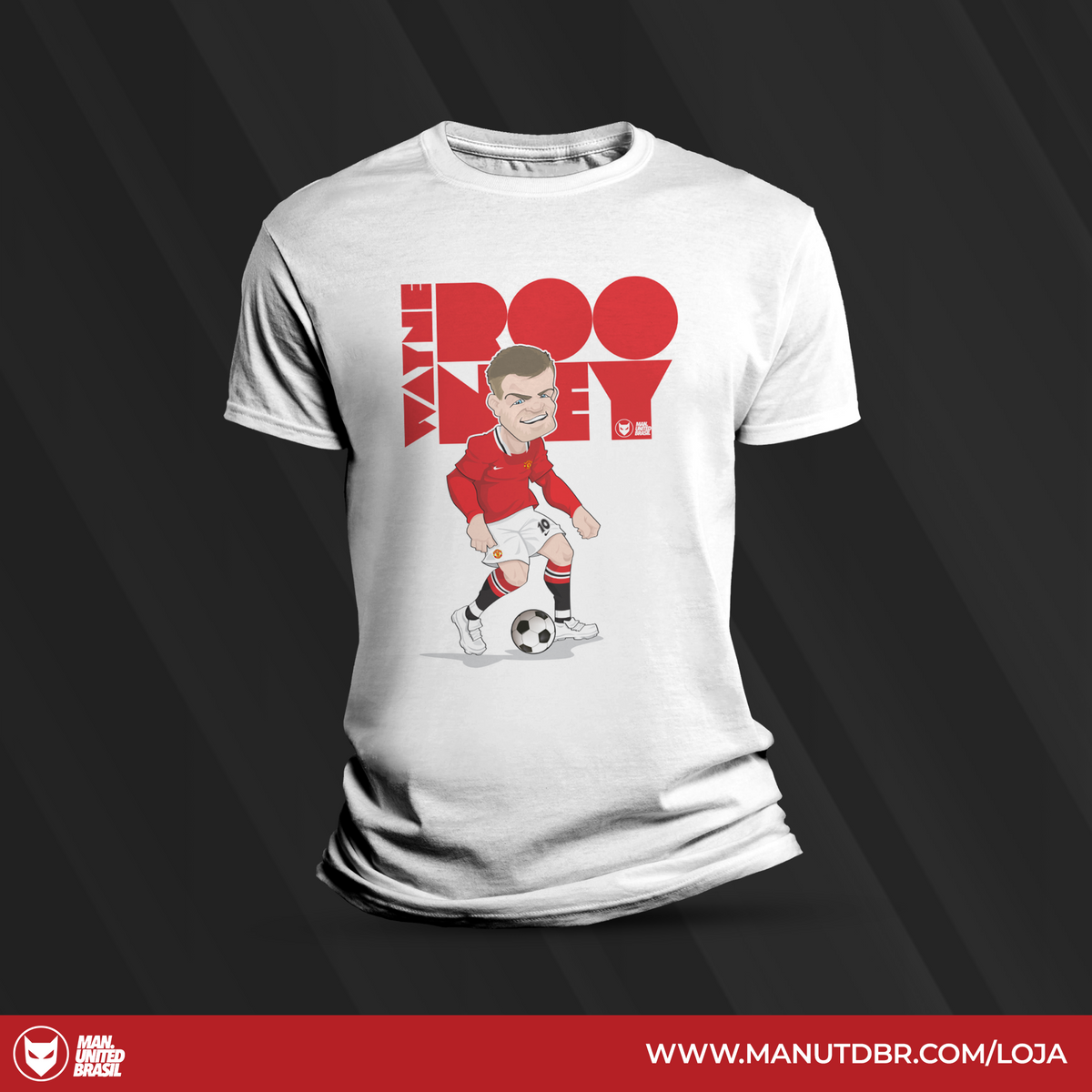 Nome do produto: Camisa Wayne Rooney ManUtdBR #01