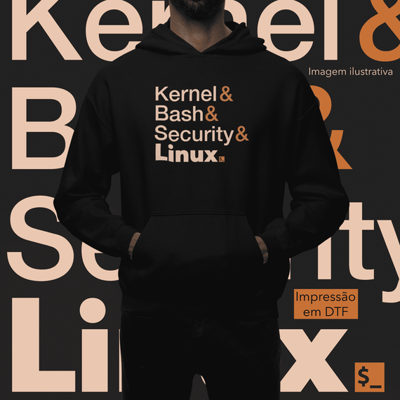 KERNEL BASH SECURITY LINUX 1 - MOLETOM CANGURU