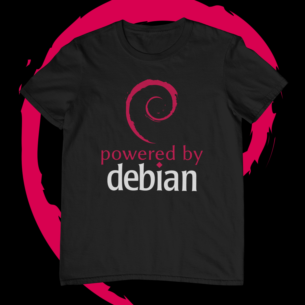 Nome do produto: POWERED BY DEBIAN 3 [UNISSEX]