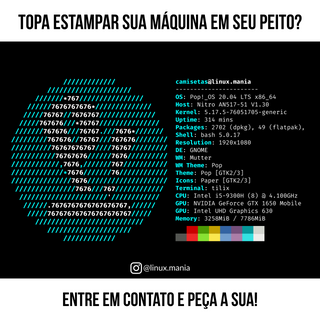 ESTAMPE SUA MÁQUINA EM SEU PEITO - ENTRE EM CONTATO