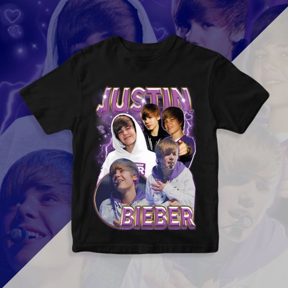 Camiseta Justin Bieber Era 2010s