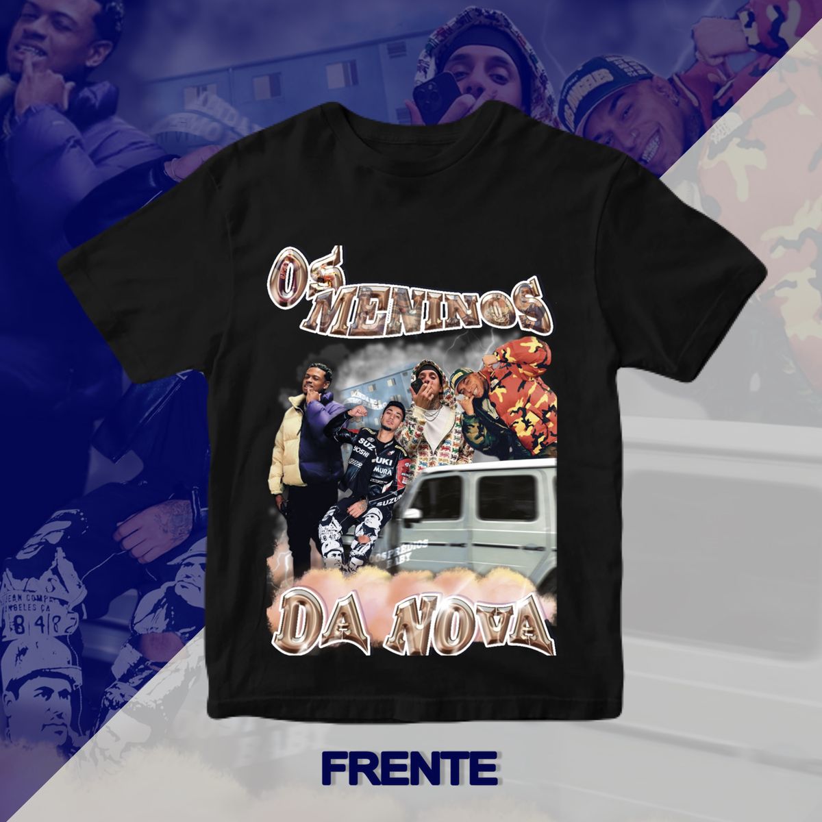 Nome do produto: Camiseta Os Meninos da Nova