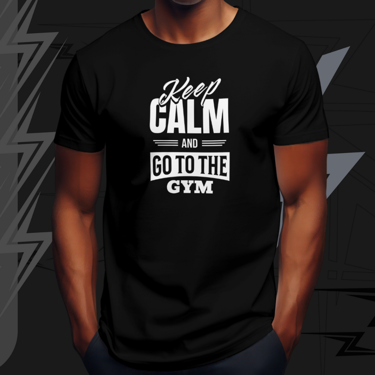 Nome do produto: Camisa - Keep Calm And Go To The Gym